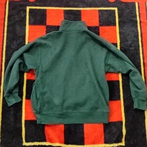 TNA Dark Green Sweatfleece Pullover